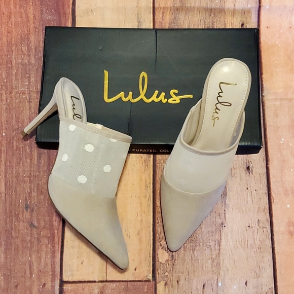 Lulus Shoes - 🌸LULU'S TRISTAN NUDE MULE SHOE